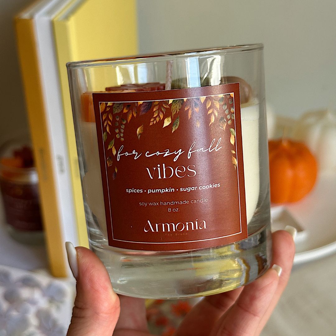 For Cozy Fall Vibes Candle