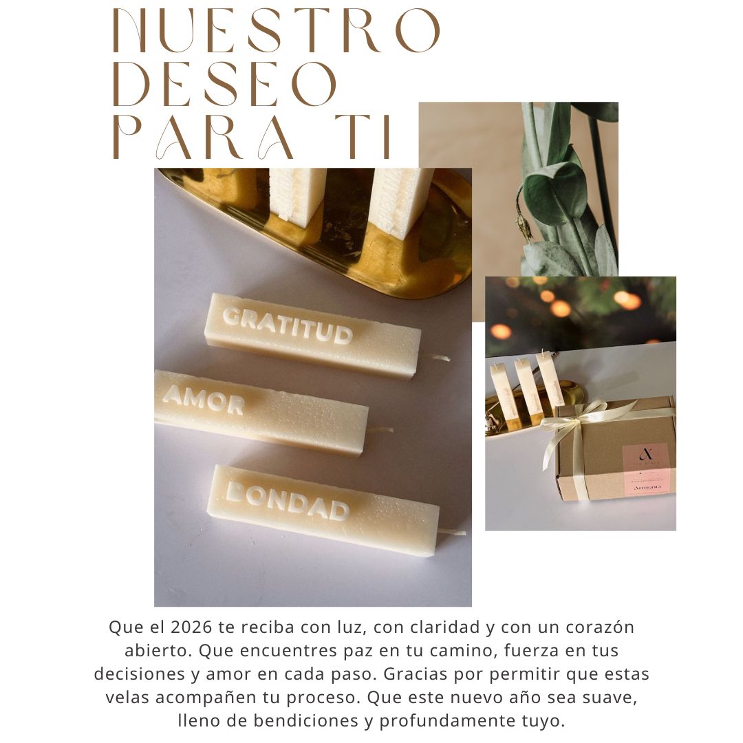 Kit: 6 Velas de Intención ft. Gabriela Solis