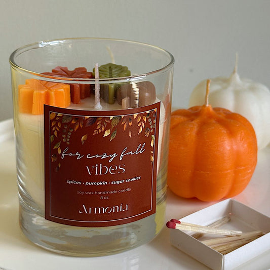 For Cozy Fall Vibes Candle